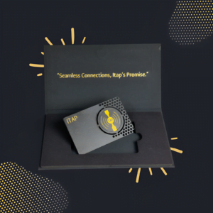 Black NFC Metal Business Card by iTap - Smart Digital Profile "alternative to subscription-based business cards" "luxury NFC business card for UK market" "high-end contactless business card with no subscription" "UK's best NFC-enabled business card provider" "one-time purchase NFC business card versus subscription cards" "top alternative to Tapitag, Mobilocard, and Evrycard in UK"