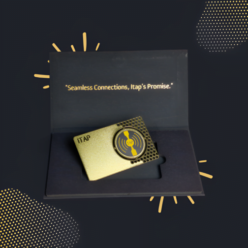 Gold NFC Metal Business Card by iTap - Smart Digital Profile "alternative to subscription-based business cards" "luxury NFC business card for UK market" "high-end contactless business card with no subscription" "UK's best NFC-enabled business card provider" "one-time purchase NFC business card versus subscription cards" "top alternative to Tapitag, Mobilocard, and Evrycard in UK"